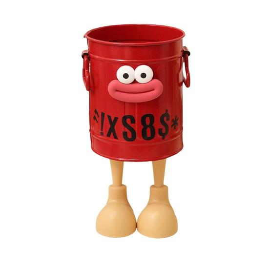 

Подставка для ручек Мультяшный стиль Большой рот Длинные ноги Форма Органайзер для ручек Большая вместимость Офисные Школьные Канцелярские принадлежности красный