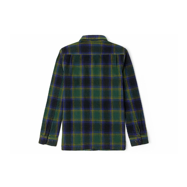 Vans Plaid Casual Long Sleeve Shirt Men Tops Green VN0A5KLYZ17