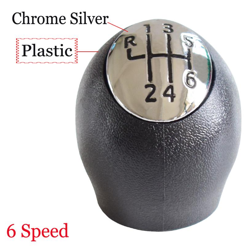 6 Speed Manual Car Styling Gear Shift Knob For Renault MEGANE SCENIC LAGUNA ESPACE MASTER VAUXHAL OPEL MOVANO VIVARO