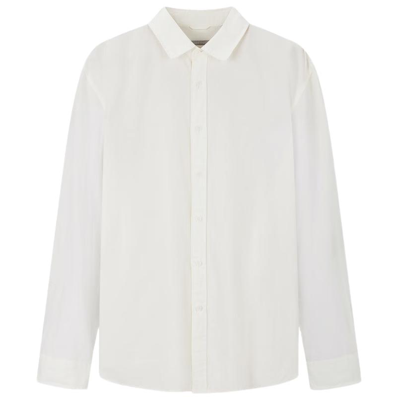 JOEONE Men's Linen Blend Long-Sleeve Shirt