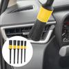 Sada 5 kusov detailingových štetcov do auta Rôzne veľkosti Mäkké štetiny Čistiace štetce na čistenie interiéru, kolies, motora, exteriéru