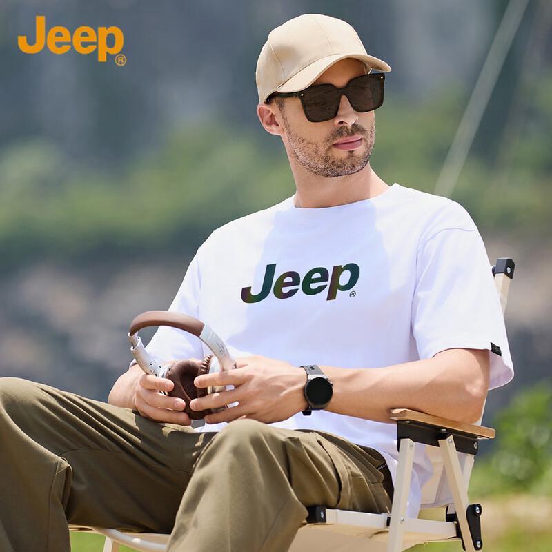 JEEP Men s Summer Cotton Short Sleeve T-Shirt M
