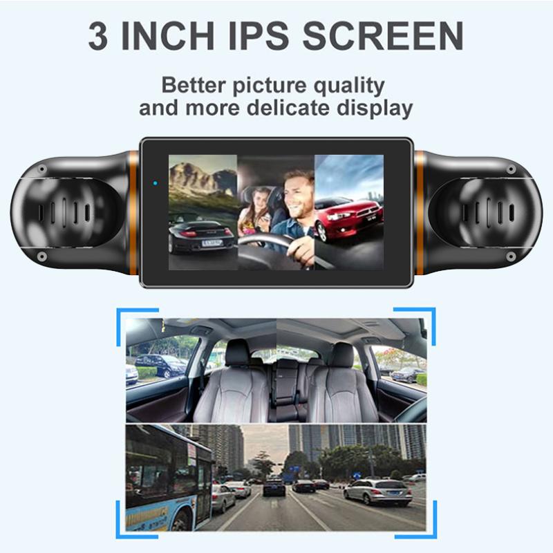 4-kanałowy rejestrator jazdy o wysokiej rozdzielczości 1080P z opcjonalną łącznością mobilną WIFI, pozycjonowaniem GPS, 24-godzinnym monitoringiem parkowania