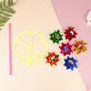 Colorful Diy Sequins Windmill Wind Spinner Home Garden Yard Decoration Kids Toy