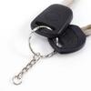 50/500pcs Silver Plated Metal Blank Keyring Keychain Split Key Rings with Chain Climbing Buckles Carabiner Keychain Accessories