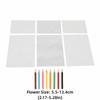 14pcs Two Sides Pre Cut Heat Shrink Paper Stability Glossy Frosted Shrink Plastic Sheet BOPS Shrinky Paper Kit Craft Kits