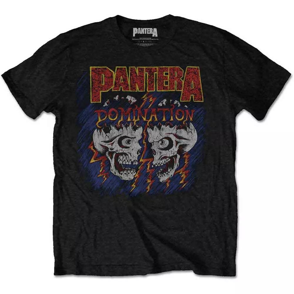 Pantera Domination T-Shirt Black New S