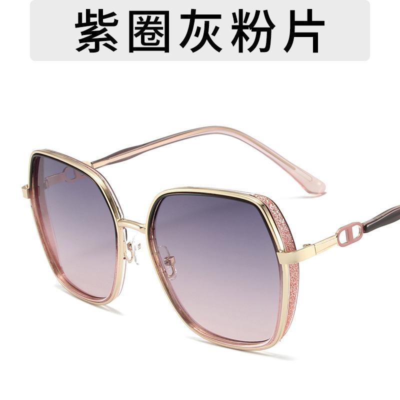 Ochelari de Soare Noi cu Rame Oversized Femei Vintage Fashion Bling Ochelari de Soare Pentru Femei Ochelari de Vedere Trend Protecție Ochelari de Exterior UV400