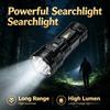 7 LED High-power LED Strong Light Flashlight 18650 USB C Rechargeable with Side Light Multifunctional Outdoor Hiking Camping Light