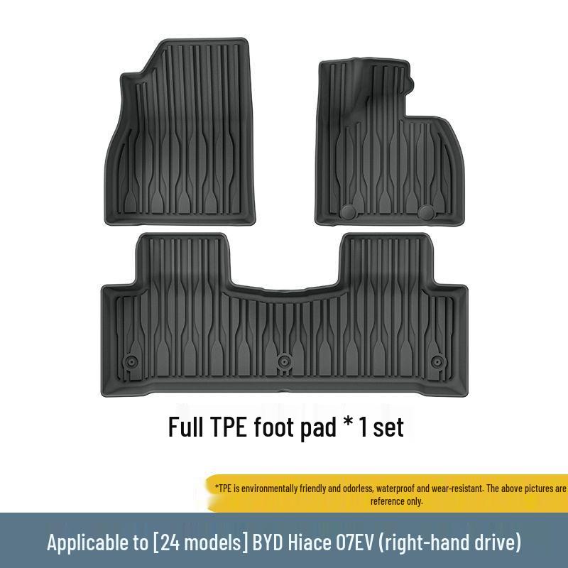 2024 BYD Sea Lion 07 EV RHD TPE Eco-friendly Wear-resistant Floor and Trunk Mats