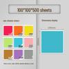 Custom Waterproof Multi-Color Thermal Paper Label: Oil-Proof, Self-Adhesive & Barcode-Ready
