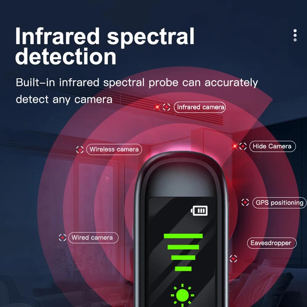 T66 GPS Tracker Detector Multifunctional Infrared Anti-Positioning Anti-Eavesdropping Tracking Scanning Camera Detector for Car