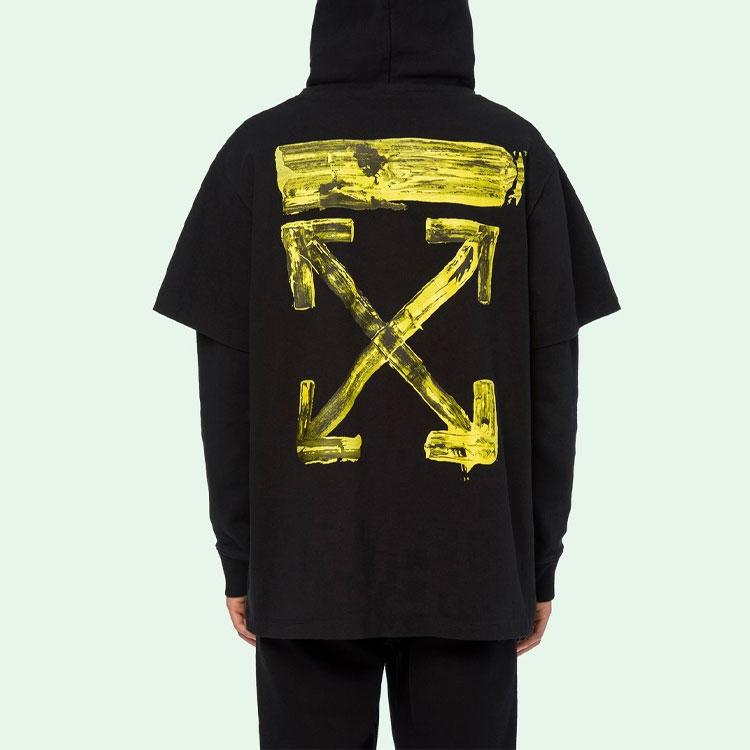 OFF WHITE Sweatshirt Men's Black OMAB033F191850101060