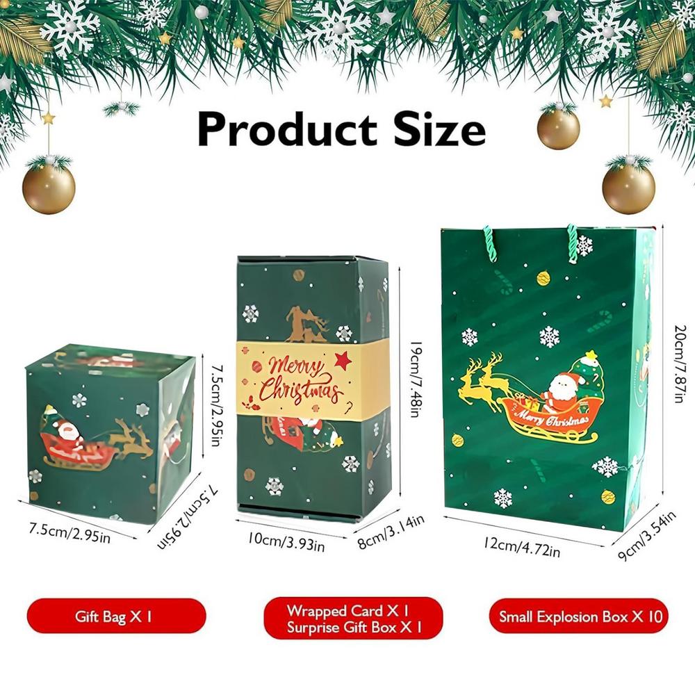 Christmas Boxes Money Bouncing Decorative Case Pop Out Holiday Cash Holder For Kids Adults Christmas Holiday Birthday School