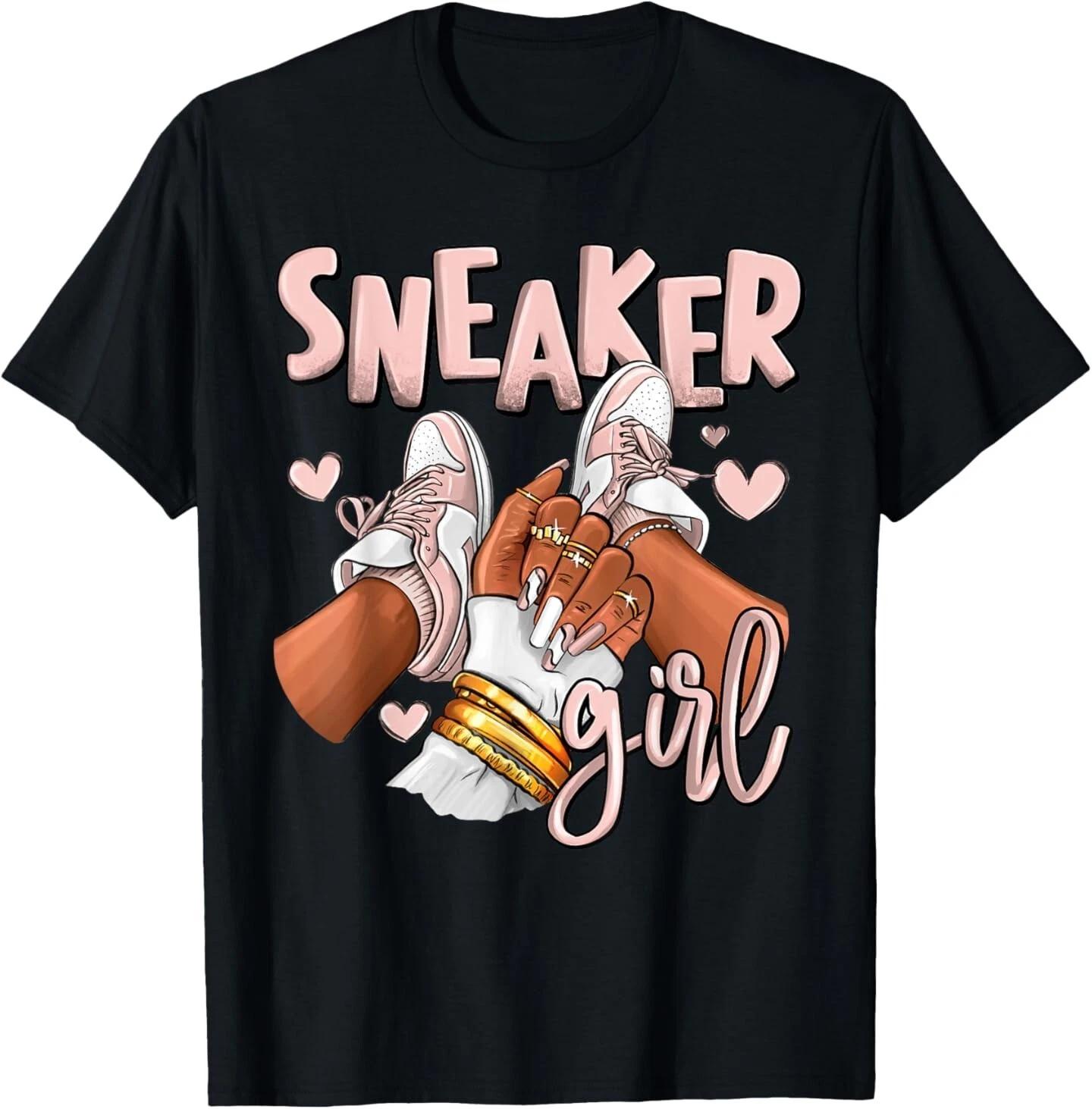 

Girl Afro Low Legend Pink 11s Matching Tee For Men Women T-Shirt S