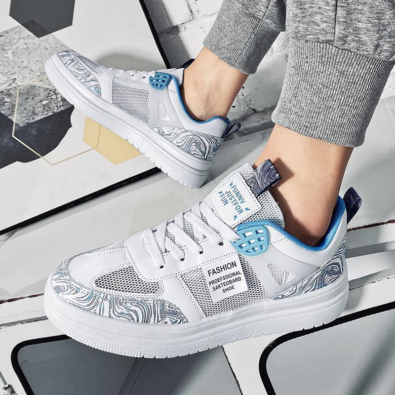 

Parent-child board shoes men s shoes summer breathable 2025 new leisure sports junior high school students trend mesh thin trendy shoes 44