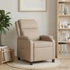 Recliner Chair Cappuccino Faux Leather