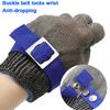 Stainless Steel Cut Resistant Gloves Oyster Shelled Gloves A9 Protection Level Mitt for Shucking Glass Handling And Industrial Use