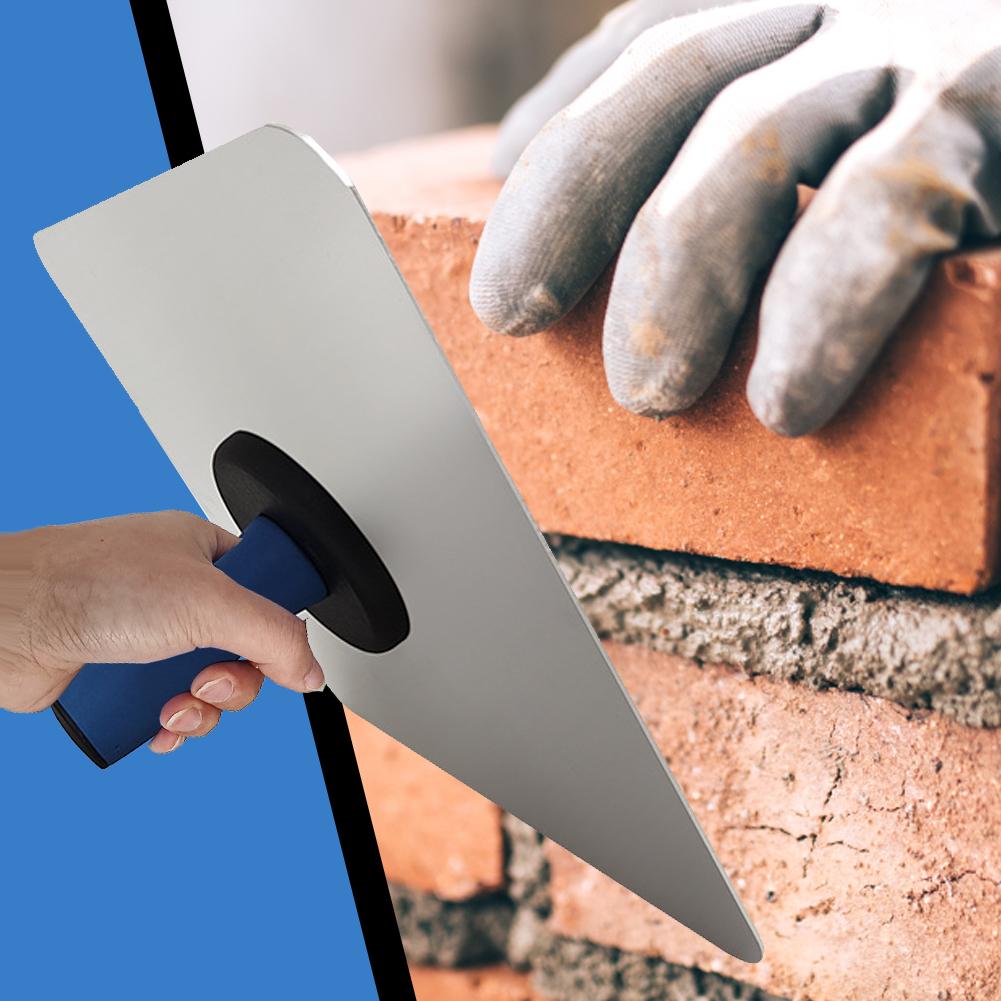 Plaster Mortar Board Holder with Soft Grip Handle Finishing Plastering Tool Plasterers Hawk for Cement Mortar Drywall