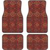 Car Floor Mats Set Of 4, Oriental Turkish Persian Carpet Front And Back Rug Mats Decorative Universal For Cars SUV Trucks Vans