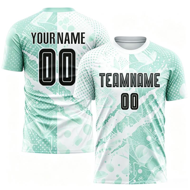Customized Name Number Football Jersey Men Colorful Geometric 3D Print Sports T Shirt Summer Trend Novelty Team Top