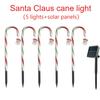 Weihnachtsdekorationslichter für den Außenbereich, Weihnachts-Zuckerstangenlichter für draußen, wasserdichte Weihnachtsdeko für Neujahr, Hof, Garten, Gehweg