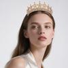 Princess Baroque Wedding Hair Tiara Jewelry High-end Crystal Bridal Tiara Crown Headpieces Rhinestone Diadem Veil Tiaras Dance