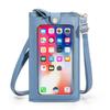 Borsa da Cellulare Touch Screen più Recente da Donna Borsa Grande Capacità Colore Puro Borsa a Tracolla da Donna Portafoglio da Donna Borsa a Spalla Singola Multifunzione