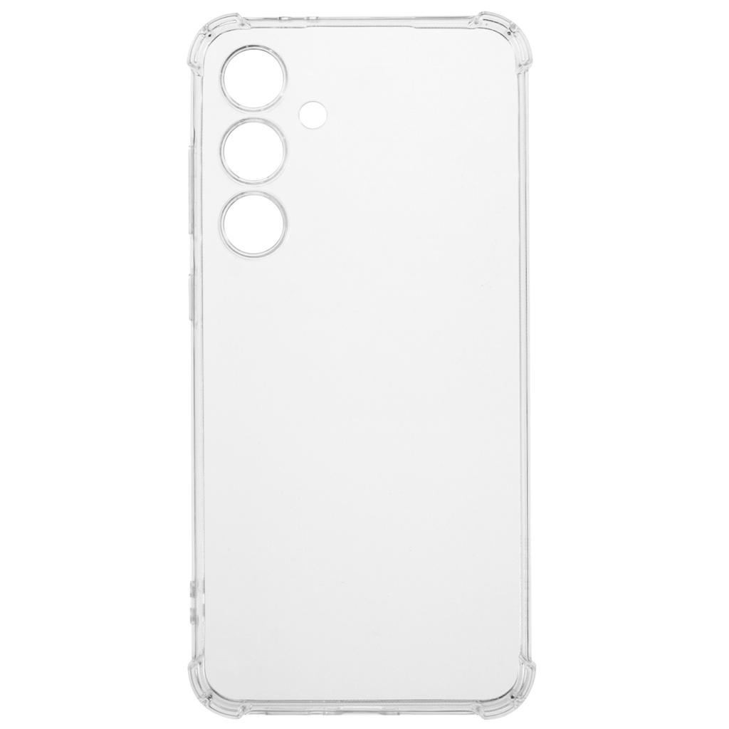 For Samsung Galaxy S24 FE Clear Case Four Corner Reinforced Protective Soft TPU Phone Cover