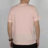 Nike T Shirts Men's Coral Red Crew Neck Moderate Straight Fit CU6872-664