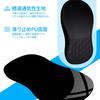 PhyiFlbey Mouse Pad with Wrist Integrated Wrist Massage Dot Pain Relief for Wrist Memory Black Support, Rest, Design, Pain, Foam, Ergonomic, Non-Slip,