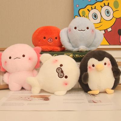 New Aquarium Merchandise Doll Grab Machine Doll Plush Toy Soft Marine Animal Doll Ornament