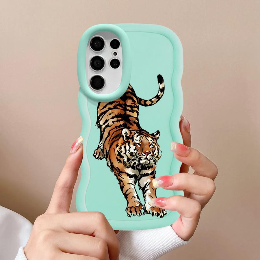 Cool Horse Tiger Case for Samsung Galaxy A25 S25 S22 Ultra S24 S23 Plus S20 FE A26 S21 Soft Phone Cover A36 A35 A55 A54 A24 A34