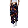 Women's Sports Pants With Pockets Fashion Print Elastic Waist Pants Casual Sweatpants Pants