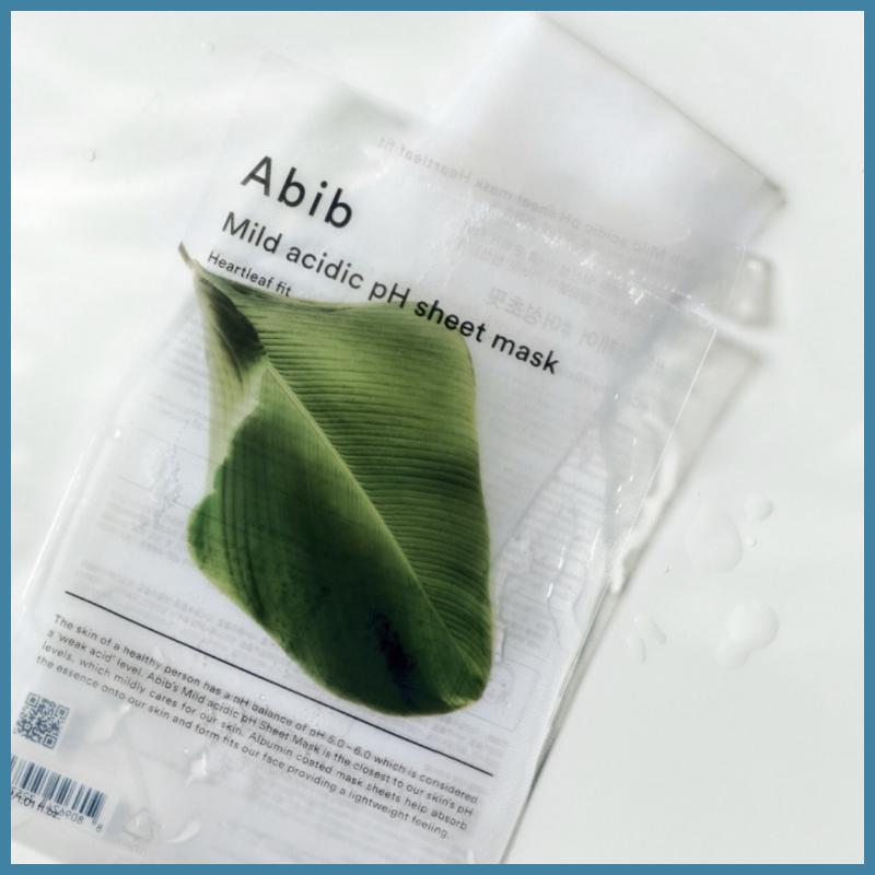 [Abib] Mild Acidic pH Sheet Mask Heartleaf Fit 30ml 10Sheet