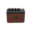 Portable Guitar Amp 10W BT Speaker 2 Clean Distortion Channels AUX Input Headphone Jack Rechargeable Silent for Outdoor