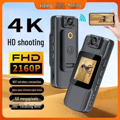 4K Night Vision Outdoor Sports & Cycling Camera with Meeting Recorder Function