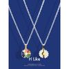 Instagram Celebrity Inspired Titanium Steel Necklace with Daisy Pendant