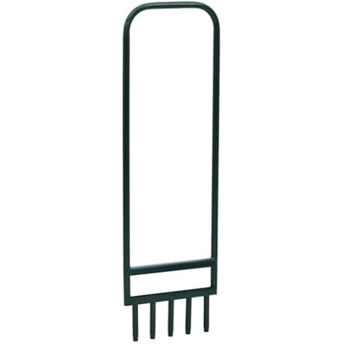 Aérateur de pelouse - VIDAXL - 5 Dents Creuses - Acier Revêtu - Outil Manuel - Vert