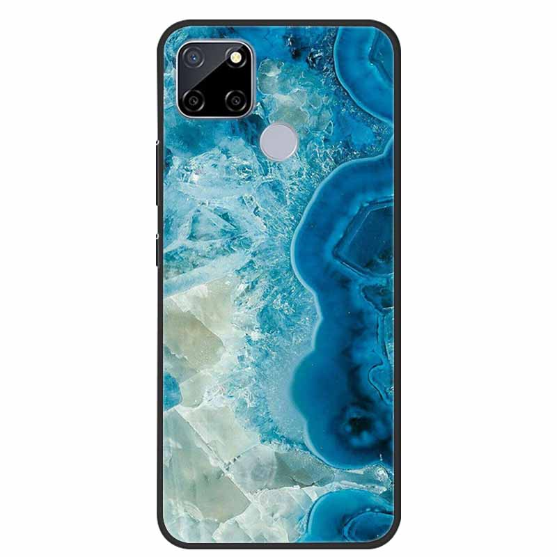 Für Realme C25 Hülle Marmor Silikon TPU Weiche Abdeckung Handyhülle Für OPPO Realme C25S C25 S Funda Stoßfest Coque RMX3191 Capa
