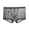 Men Sexy Seamless Underwear Pants Men'S Ultrathin Transparent Boxershorts Male Mid-Rise Mesh Slips Homme Panties Boxer Shorts