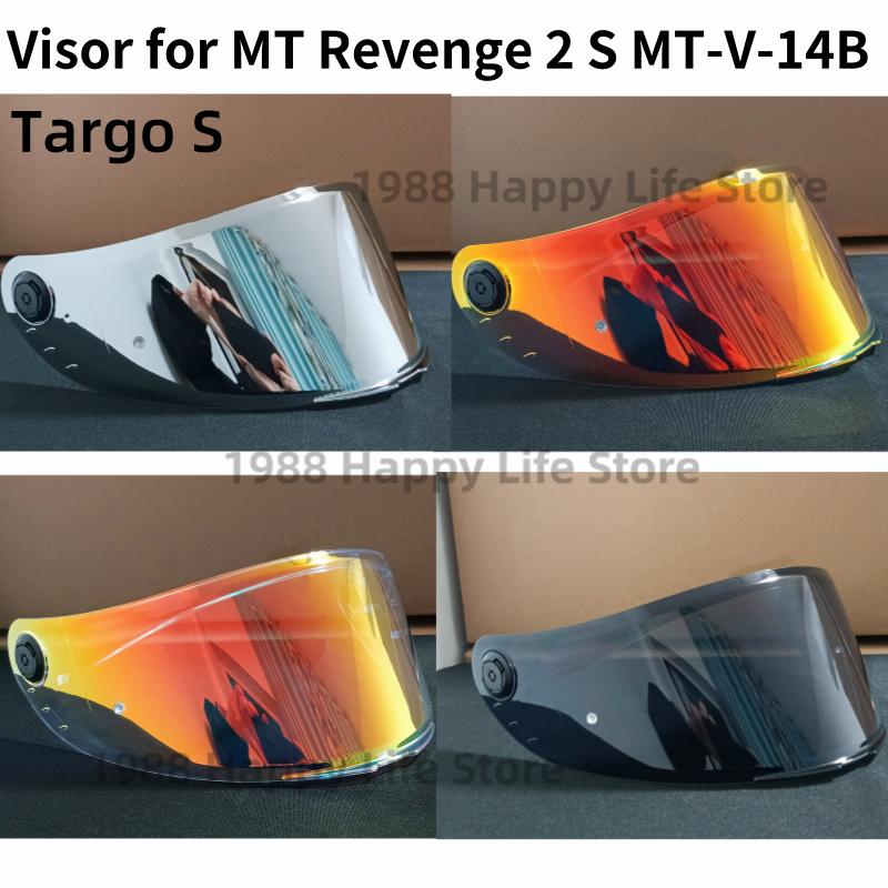 Visera para casco MT Revenge 2 S MT-V-14B Targo S Lente de repuesto Pantalla Gafas Gafas de sol Parabrisas Accesorios para casco integral