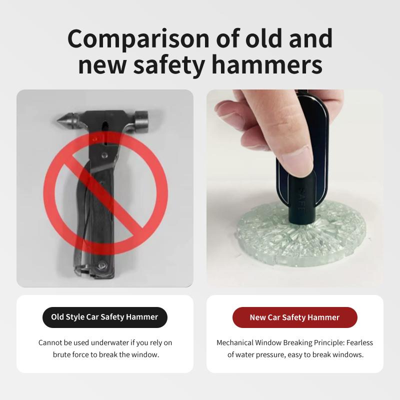 CEV5   Portable Car Safety Hammer Window Breaker Seat Belt Cutter Tool For Mercedes Benz AMG W204 W205 W203 W211 W201 W210 W108 W124