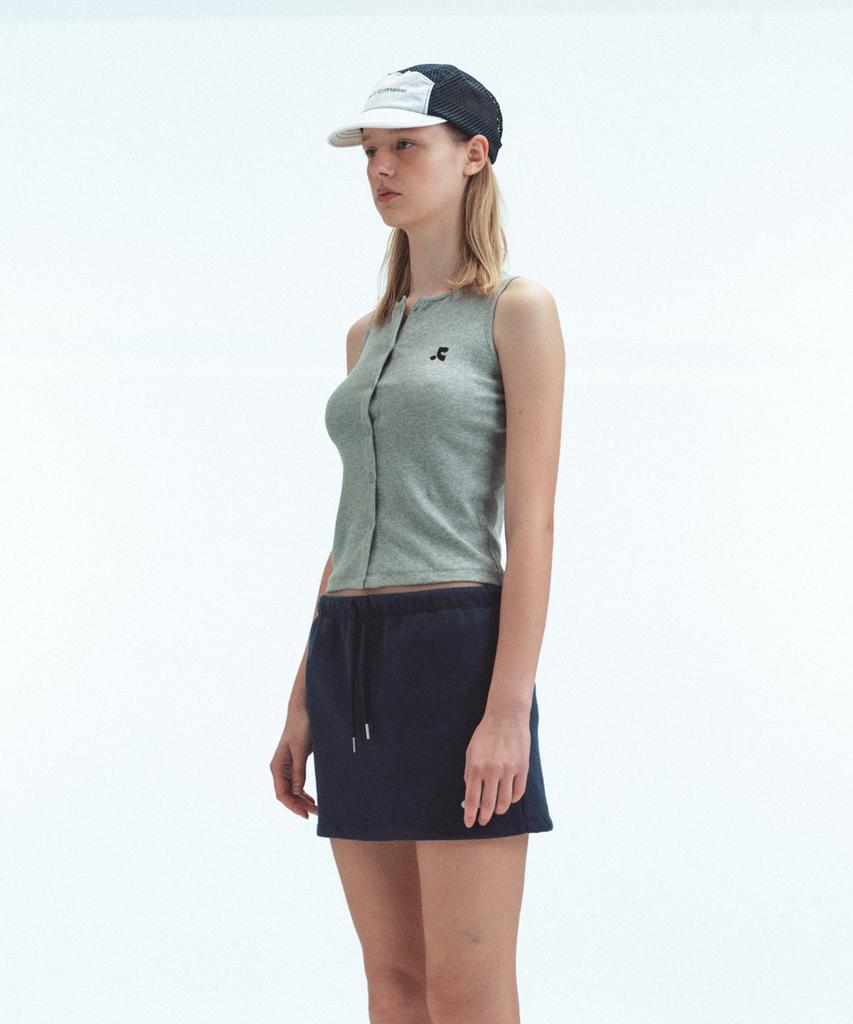 REST&RECREATION Sleeveless Cardigan - Gray