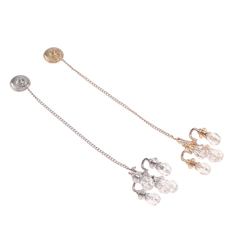 1:12 Dollhouse Miniature Lamp Chandelier Mini Ceiling Light For Doll House Decor