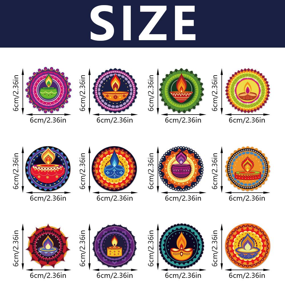 Diwali Theme Cake Topper Flags Paper Party Decor For Celebrations