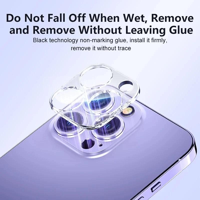 2 STK 2 STK for iPhone 14 Pro Max 14Plus 14 kameralinse heldeksel Beskyttende herdet glass skjermbeskytter for iPhone 13 Pro Max 12 Mini 11 Pro