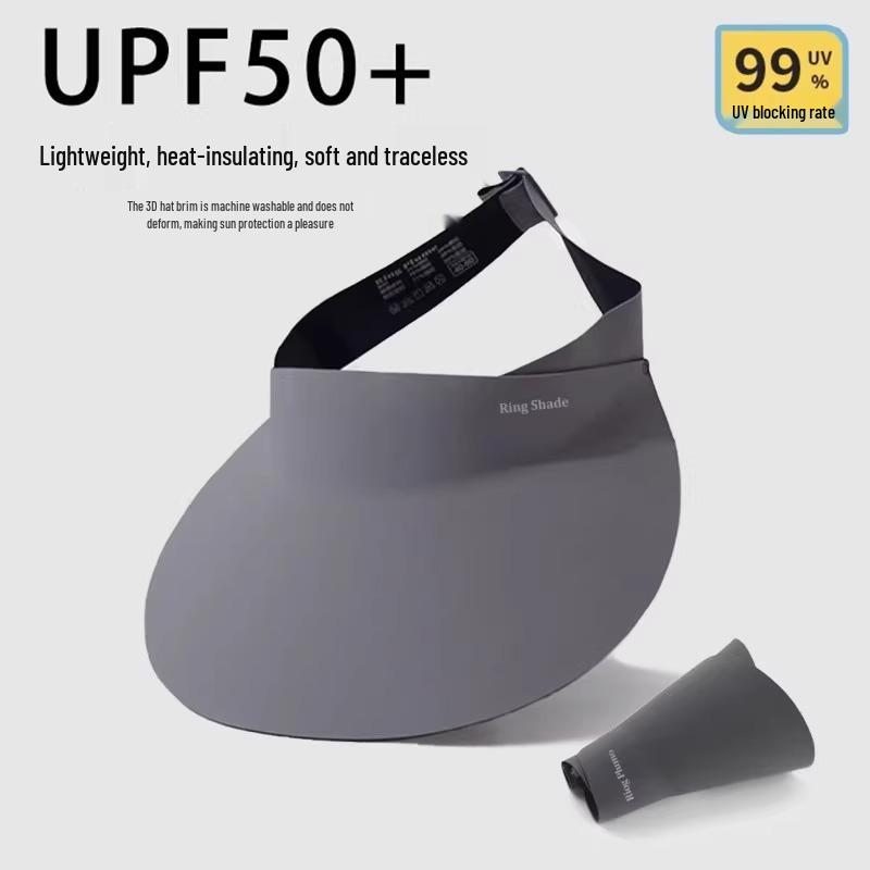 Women's Seamless Foldable UV Protection Sun Hat for Summer Cycling