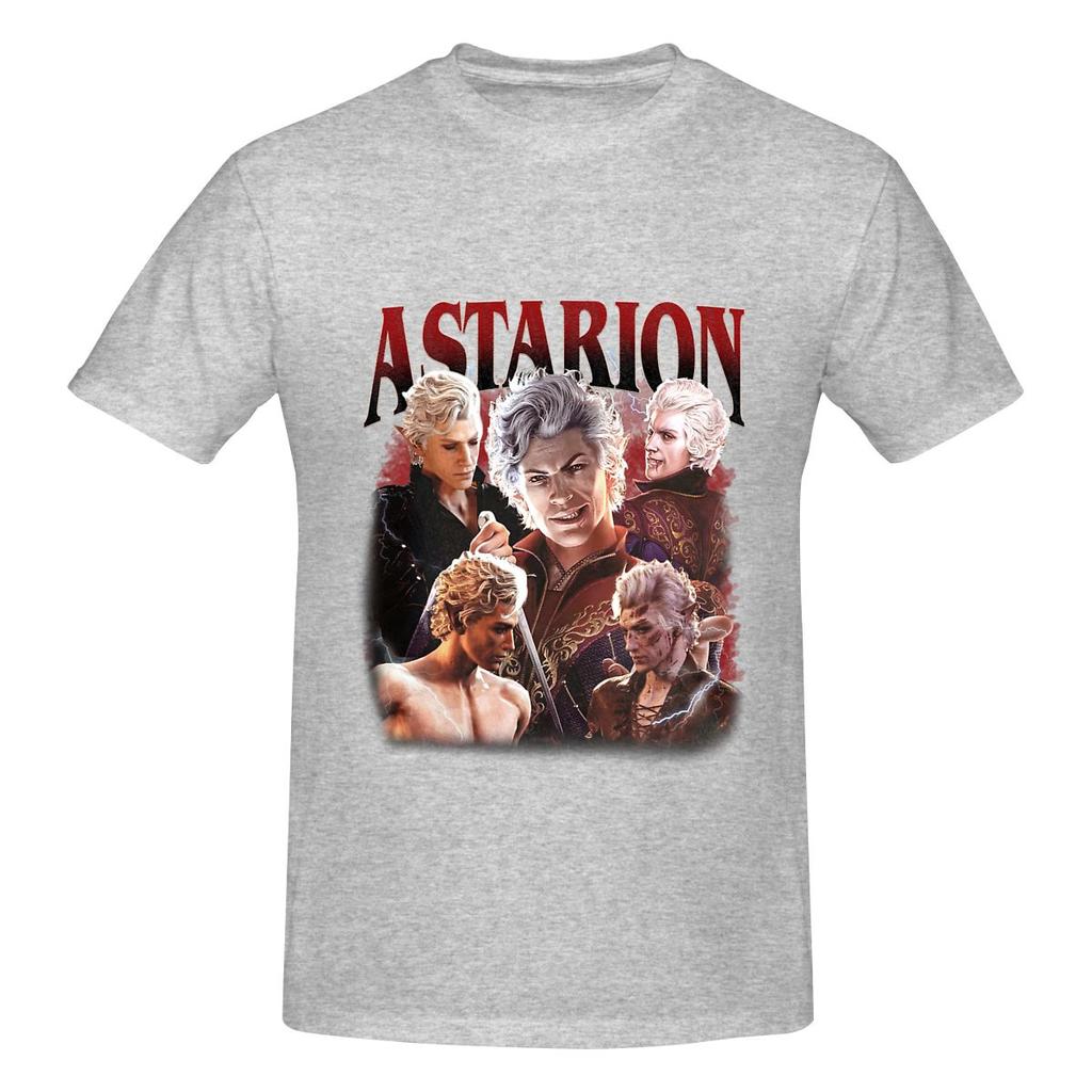 Vintage Astarion Baldurs Gate 3 Delicaat T-shirt Zoet Meisje Meisjesachtig Gevoel Eenvoudige Prints Shirt