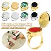 2In1 Retro Lipstick Storage Ring Lightweight Portable Lip Care Tool Multi-Functional Organizable Rings Hold Pills/Lipstick/Balm